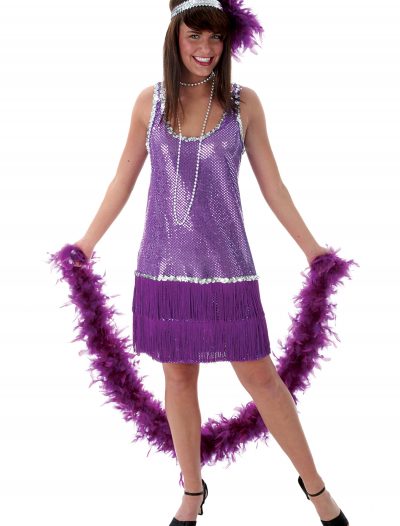 Purple Flapper Dress buy now