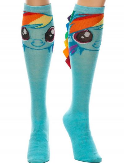 Rainbow Dash With Ribbon Mane Knee High Socks buy now