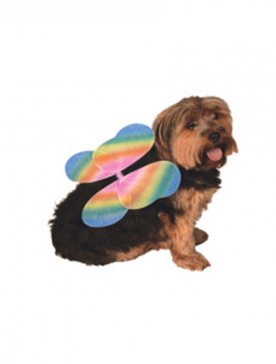 Rainbow Fairy Wings Pet Costume buy now