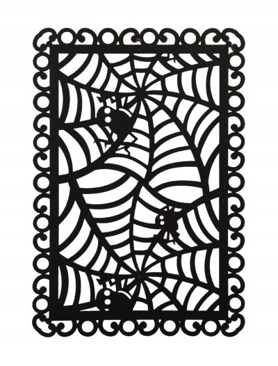 Rectangular Black Spider Web Placemat buy now
