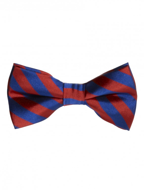 Red/Blue Striped Bow Tie buy now