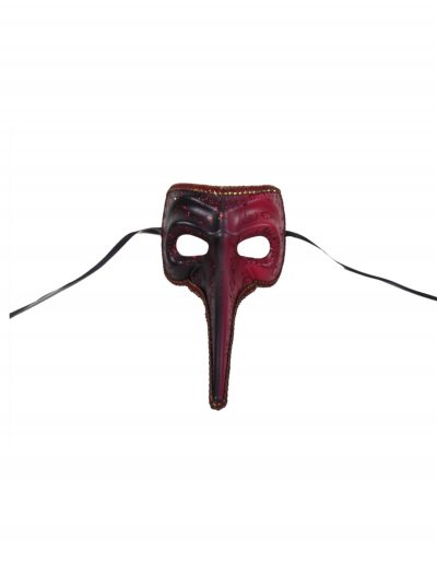 Red Long Nose Venetian Mask buy now
