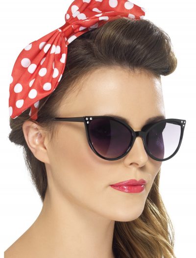 Red Polka Dot Pin-Up Bow on Headband buy now