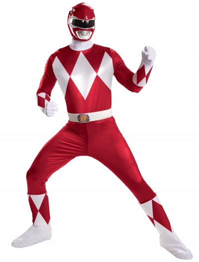 Red Ranger Super Deluxe Adult Costume buy now