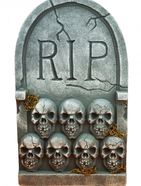 RIP Tombstone with Skulls buy now