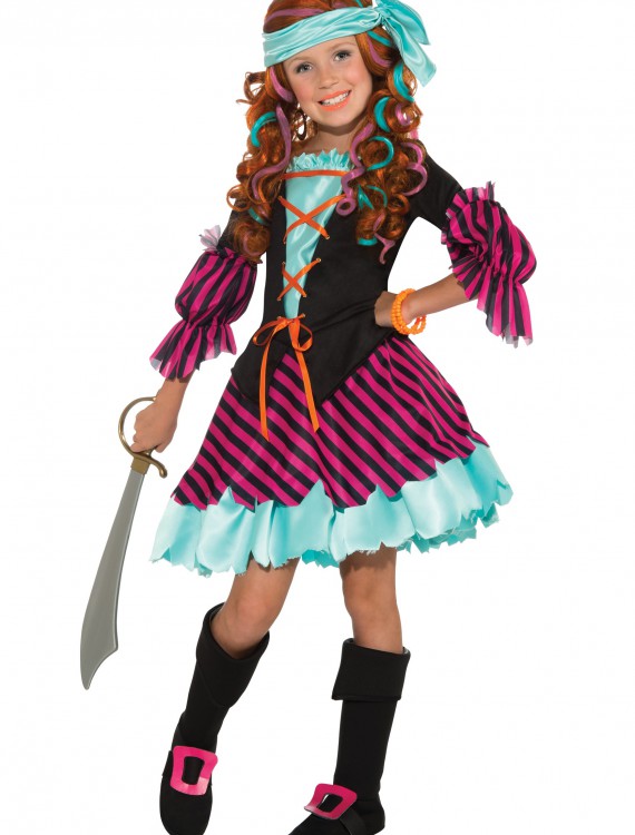 Salty Taffy Girls Pirate Costume buy now