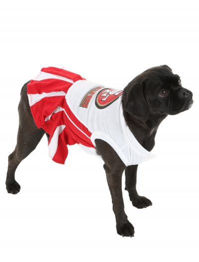 San Francisco 49ers Cheerleader Dog Costume buy now