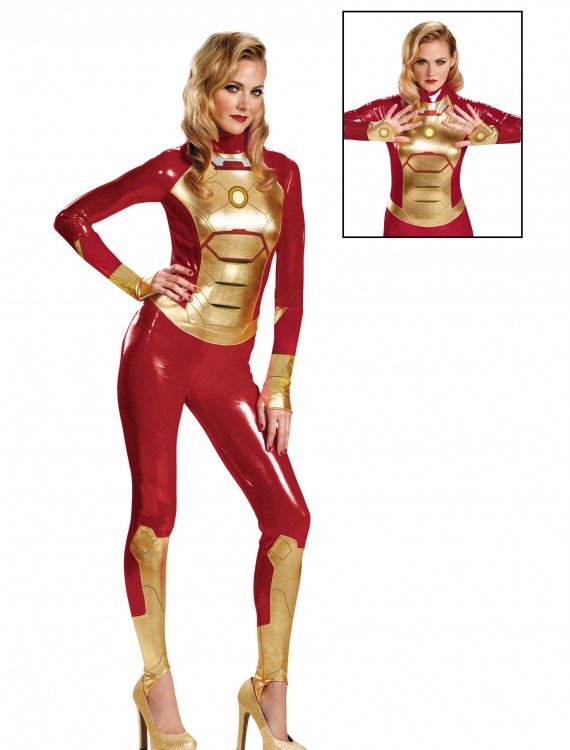 Sassy Iron Man Mark 42 Lycra Bodysuit Costume buy now