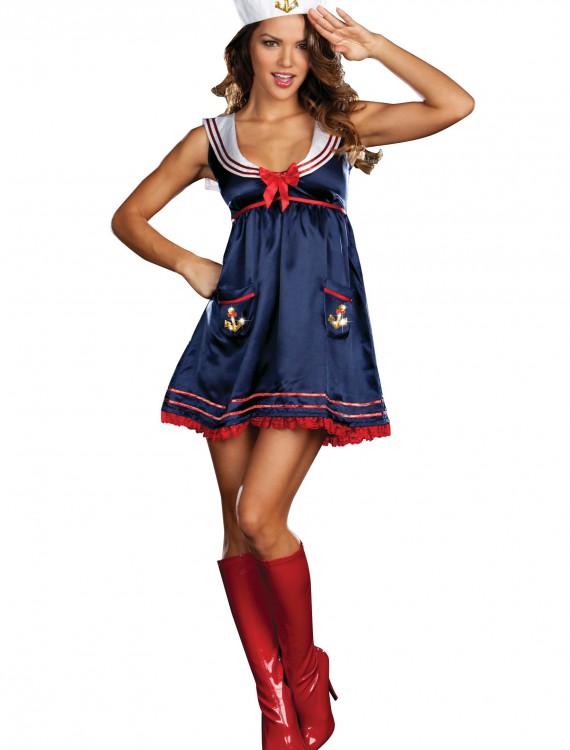 Sexy Blue Sailor Girl Costume buy now