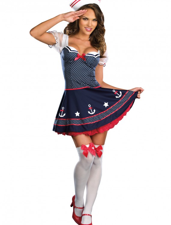 Sexy Polka Dot Sailor Costume buy now