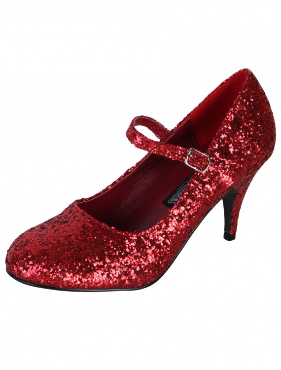 Sexy Red Glitter Shoes buy now