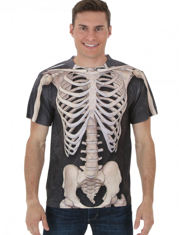 Skeleton Sublimated Costume T-Shirt buy now