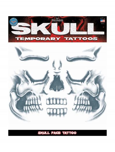 Skull Face Temporary Tattoo buy now