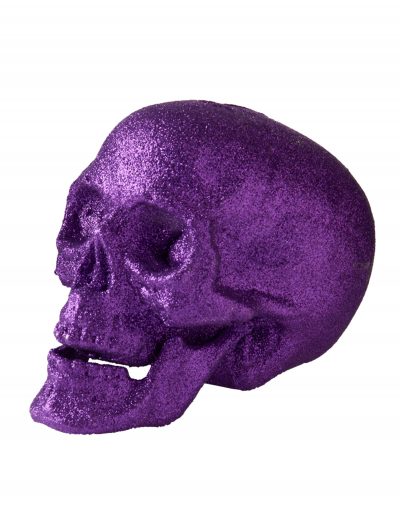 5'' Small Purple Glitter Skull buy now