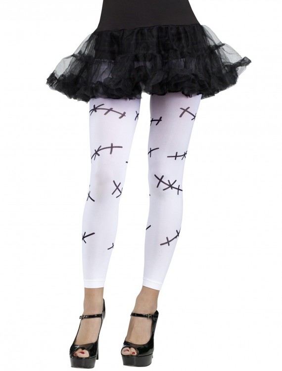 Stitched Footless Tights White buy now