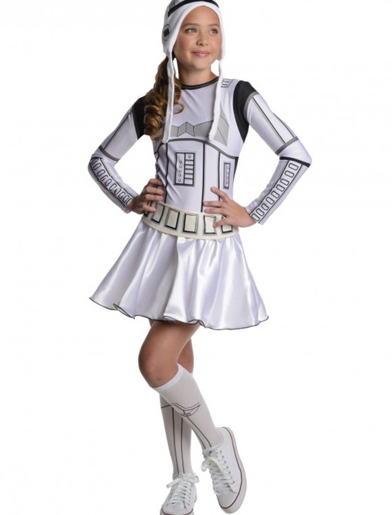 Storm Trooper Tween Dress Costume buy now
