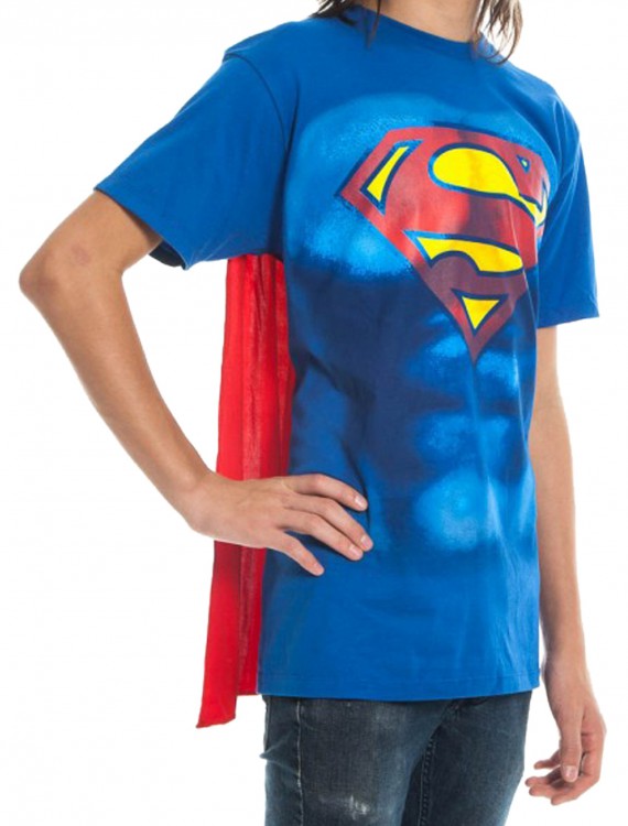 Superman S Shield Cape T-Shirt buy now