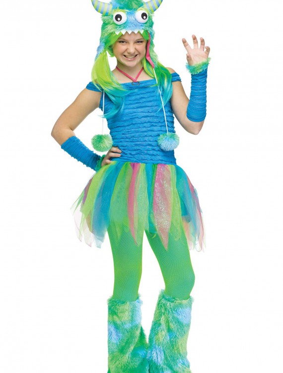 Teen Blue Beastie Monster Costume buy now