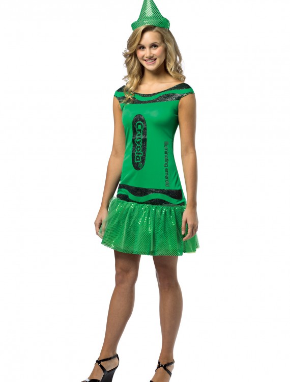 Teen Crayola Emerald Glitz Dress buy now