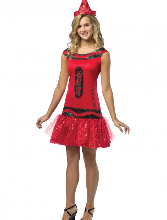 Teen Crayola Ruby Glitz Dress buy now