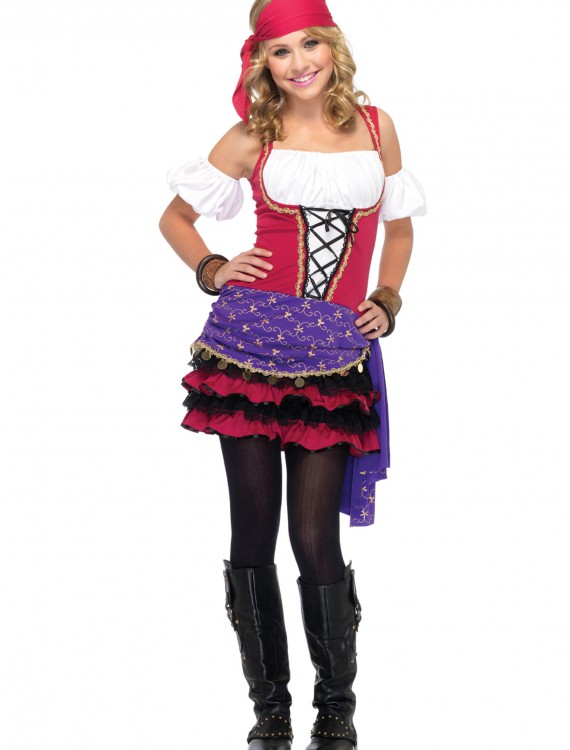 Teen Crystal Ball Gypsy Costume buy now