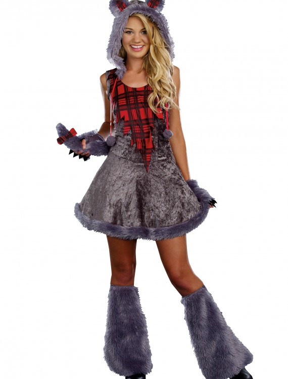 Teen Full Moon Sassy Werewolf Costume buy now