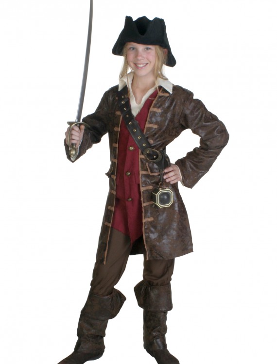 Teen Girls Caribbean Pirate Costume buy now
