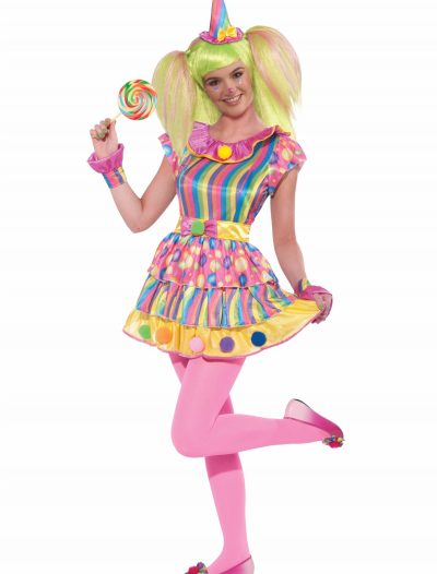 Teen Girls Polka Dot Clown Costume buy now