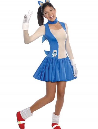 Teen Girls Sonic Dress Costume buy now