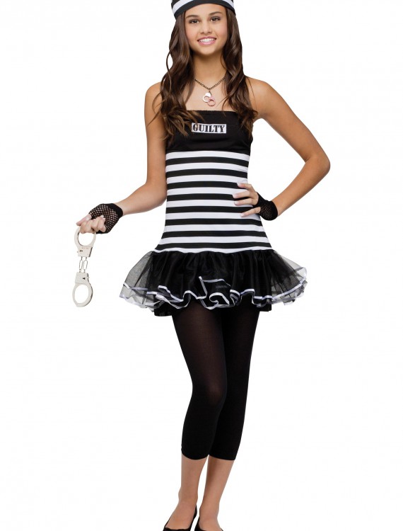 Teen Guilty Prisoner Costume buy now