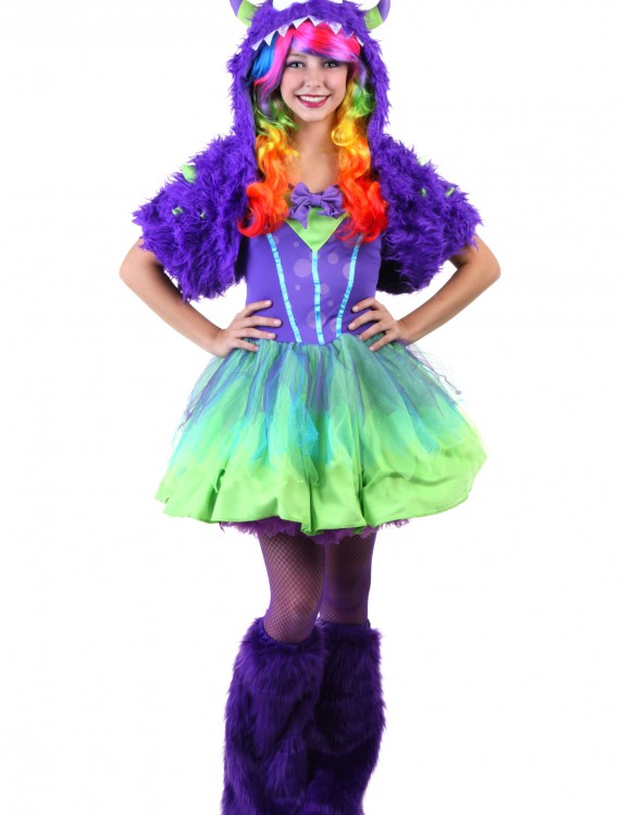 Teen Purple Posh Monster Costume buy now