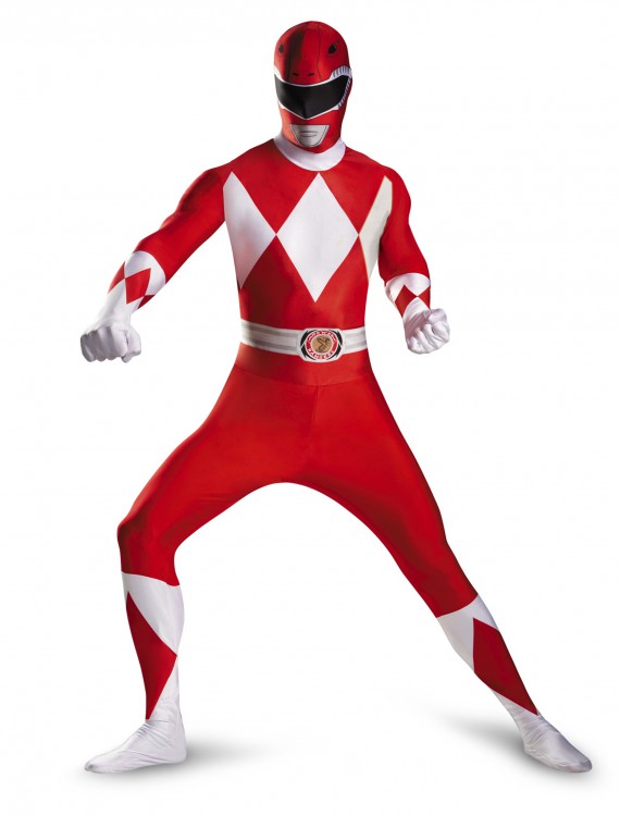 Teen Red Ranger Bodysuit Costume buy now