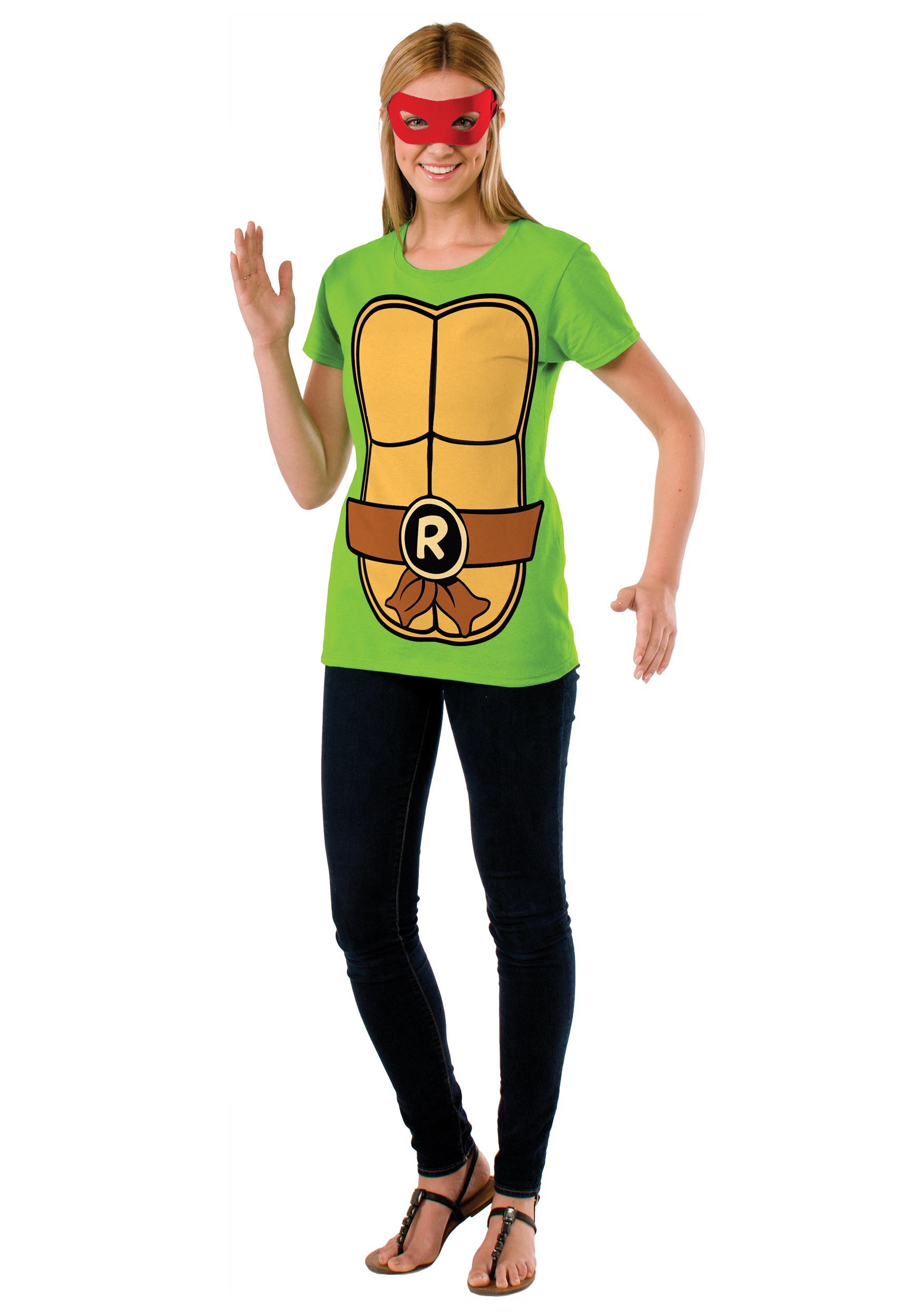 Become the rowdiest of the Ninja Turtles in this TMNT Women's Raphael Costume...