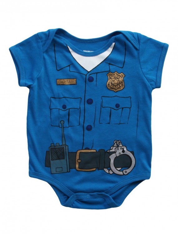 Toddler Cop Uniform Onesie T-Shirt buy now