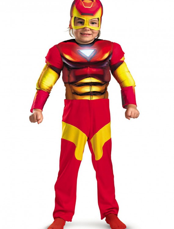 Toddler Muscle Chest Iron Man Costume buy now
