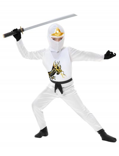 Toddler Ninja Avengers Series II White Costume buy now