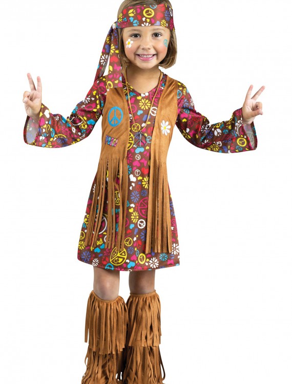 Toddler Peace & Love Hippie Costume buy now