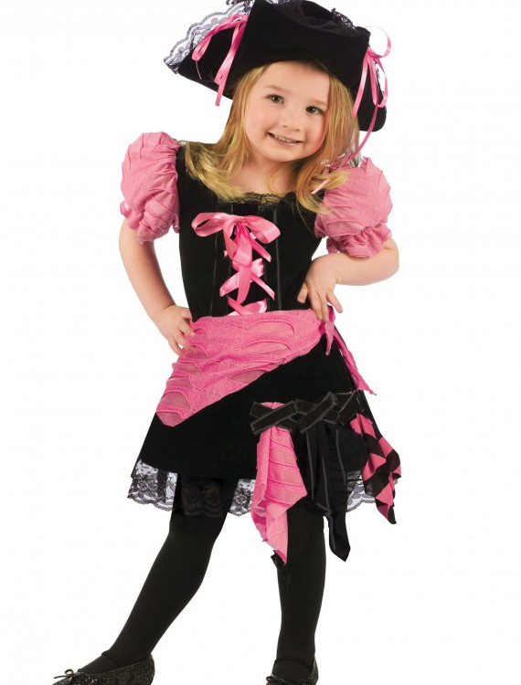 Toddler Pink Punk Pirate Costume buy now