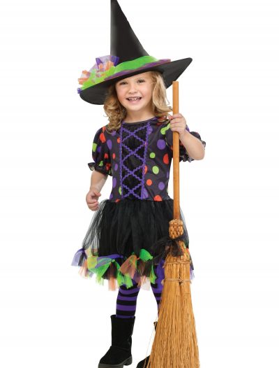 Toddler Polka Dot Witch Costume buy now