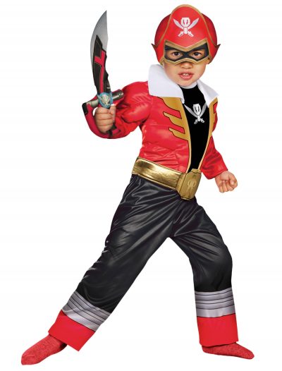 Toddler Super Megaforce Red Power Ranger Muscle Costume buy now