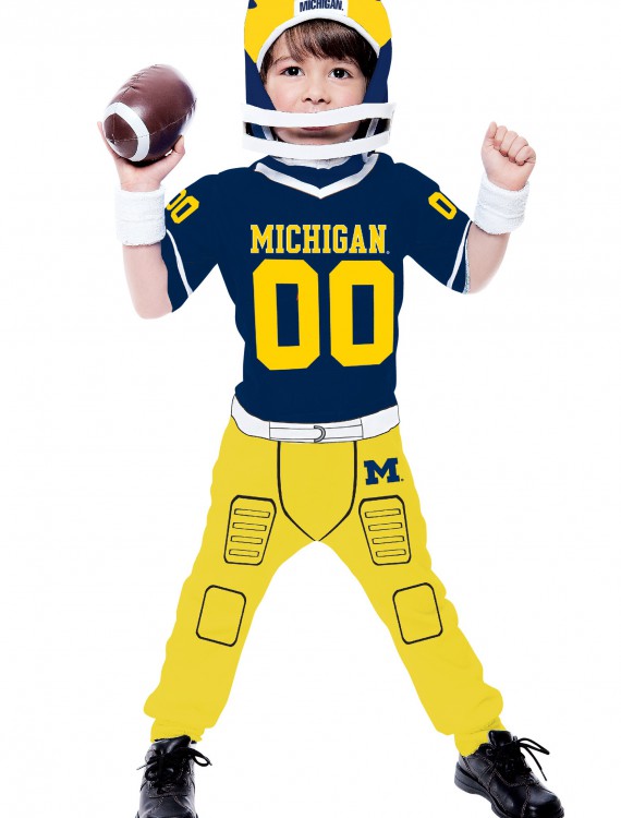Toddler University of Michigan Football Costume buy now