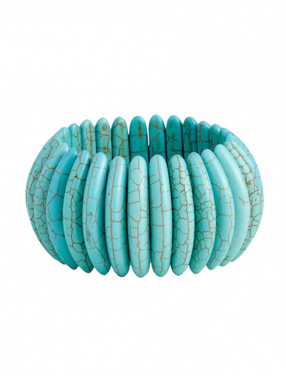 Turquoise Stone Stretch Bracelet buy now