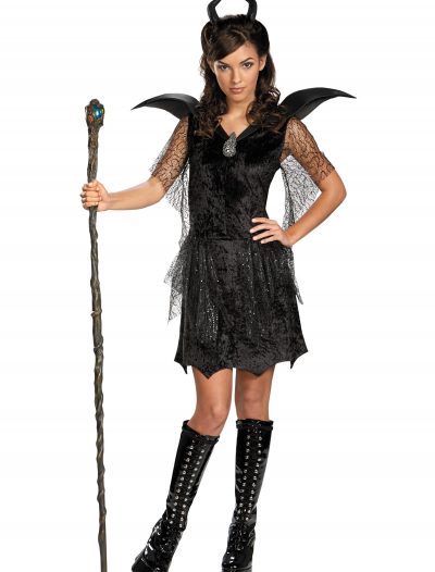 Tween Black Maleficent Gown Costume buy now