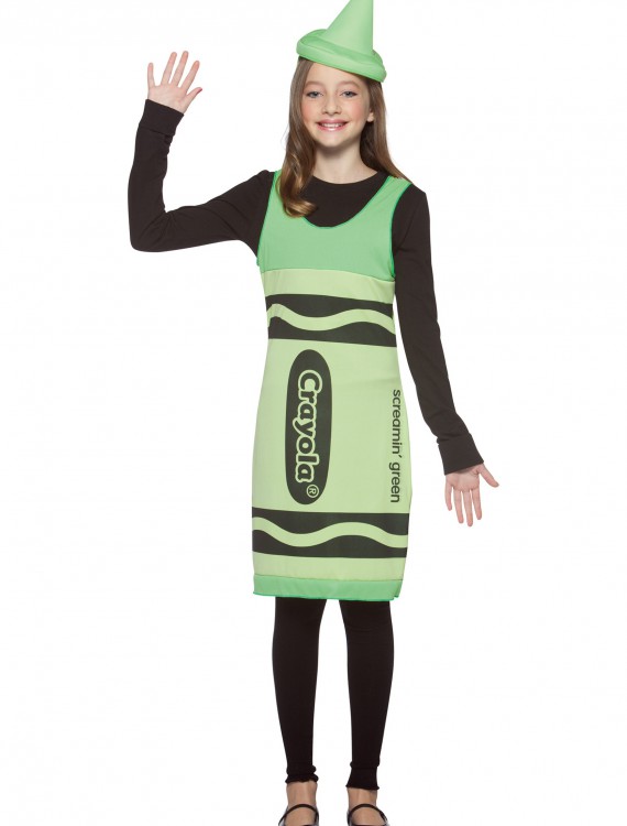Tween Screamin' Green Crayon Dress buy now
