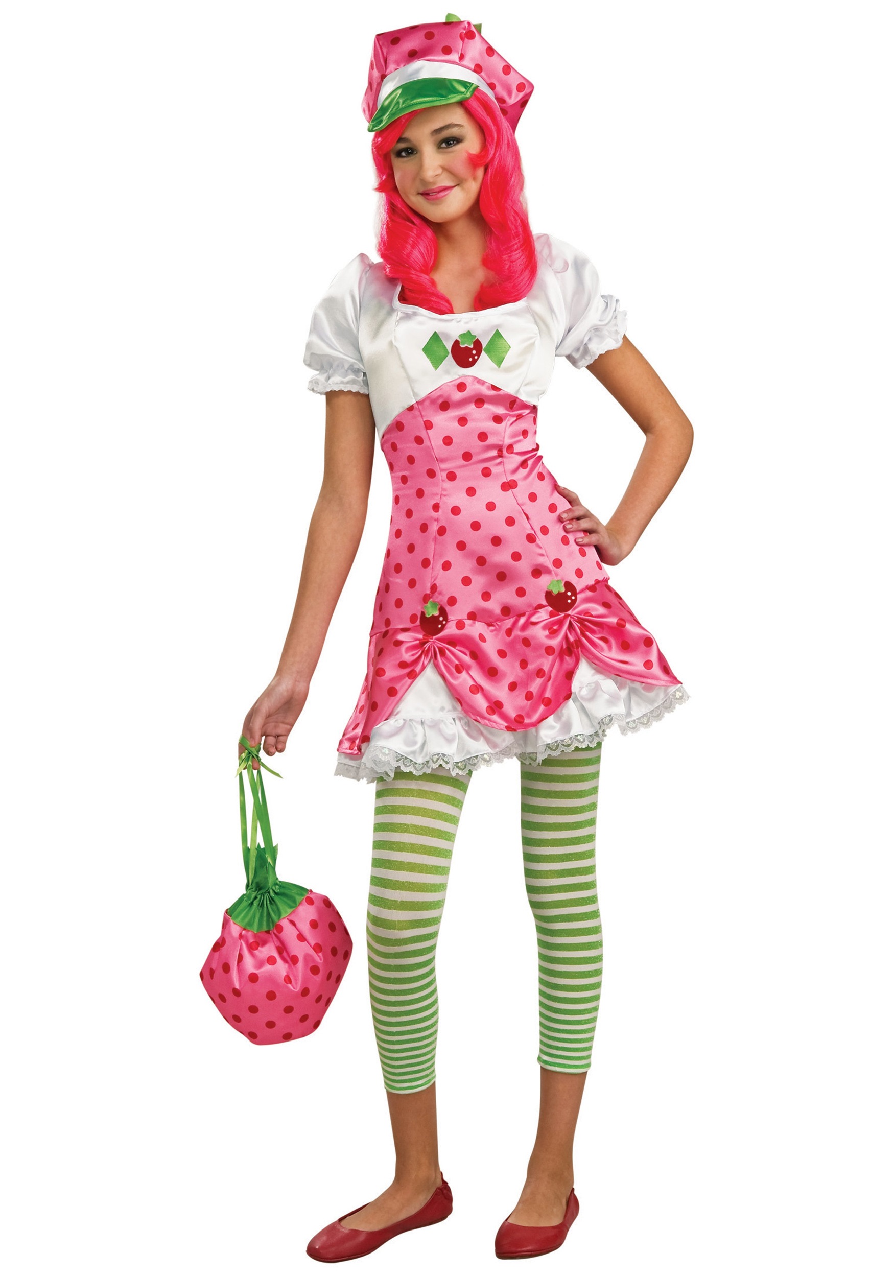 Tween Strawberry Shortcake Costume. 