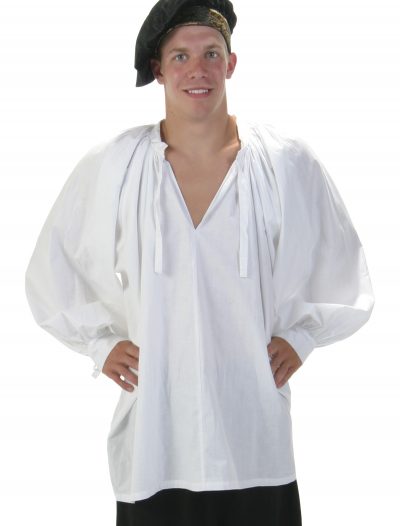 White Renaissance Peasant Shirt buy now