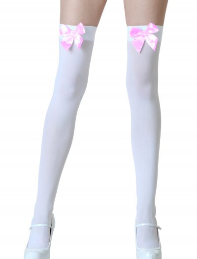 White Stockings with Pink Bows buy now
