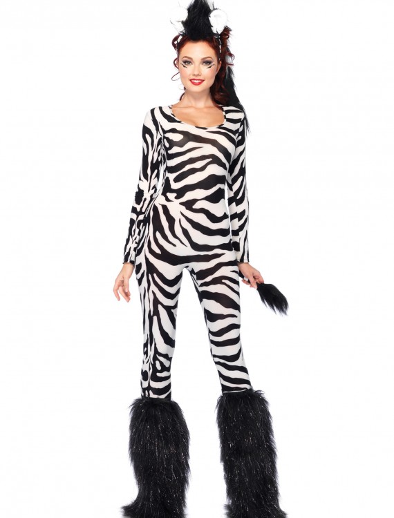 Wild Zebra Bodysuit Costume buy now