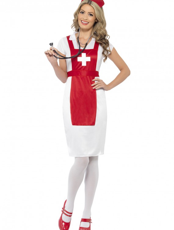 Womens A & E Nurse Costume buy now