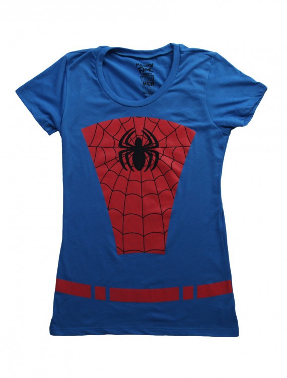 Womens Belted Spider-Man Costume TShirt buy now
